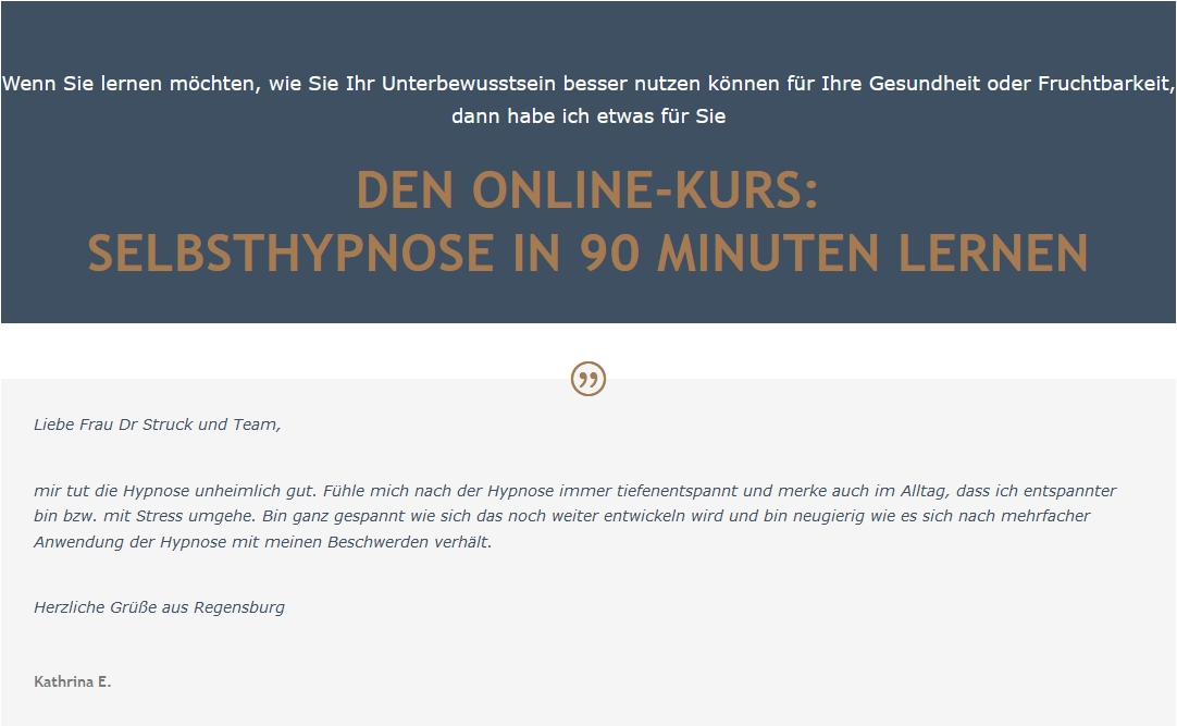 Selbsthypnose in 90 Minuten